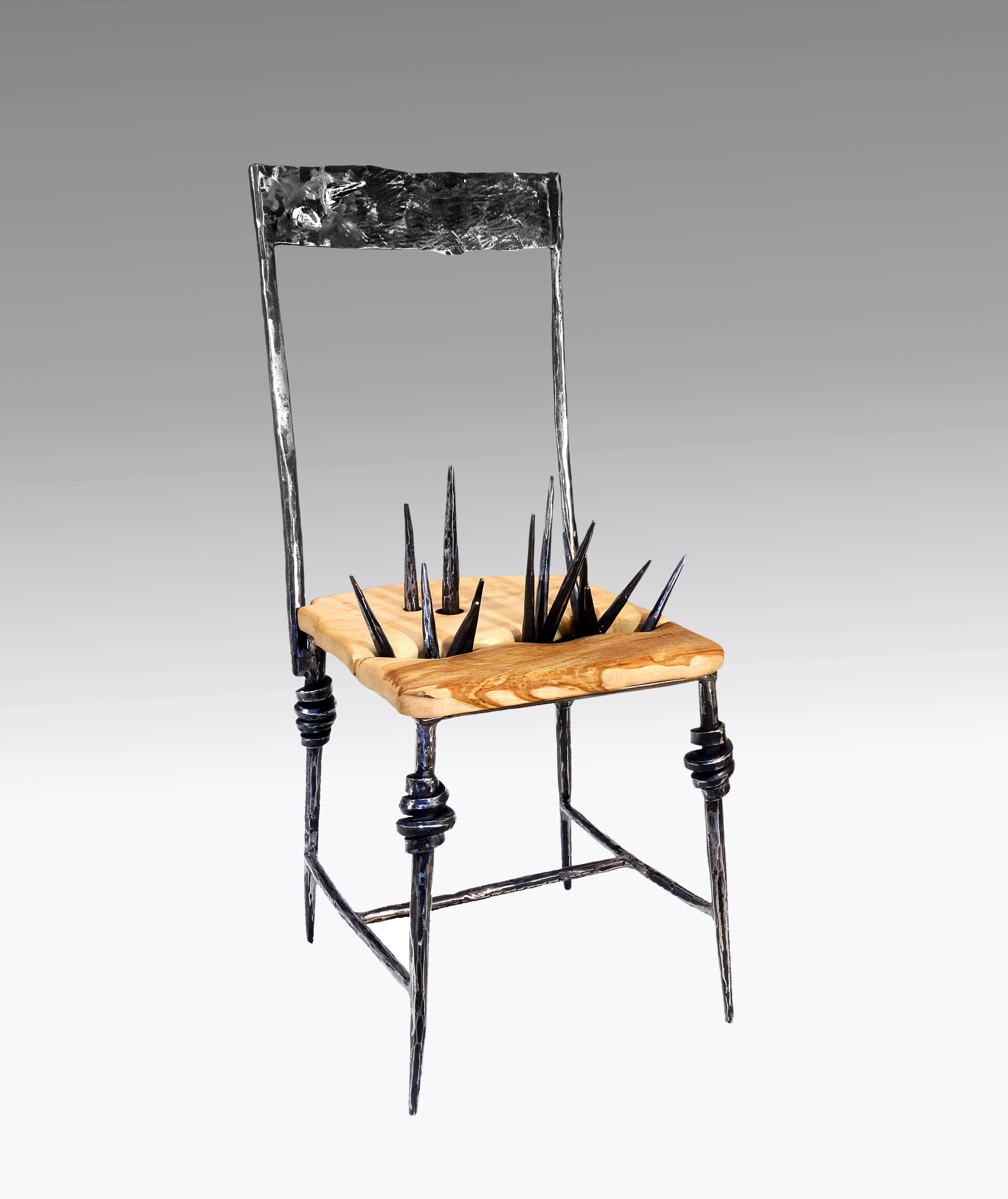 iron chair, art chair, designer chair, fine art chair, sculpture chair, blacksmith chair, custom chair, contemporary chair
